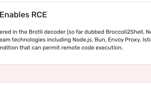Broccoli2shell: Everything You Need To Know About The Critical Brotli Decoder Vulnerability
