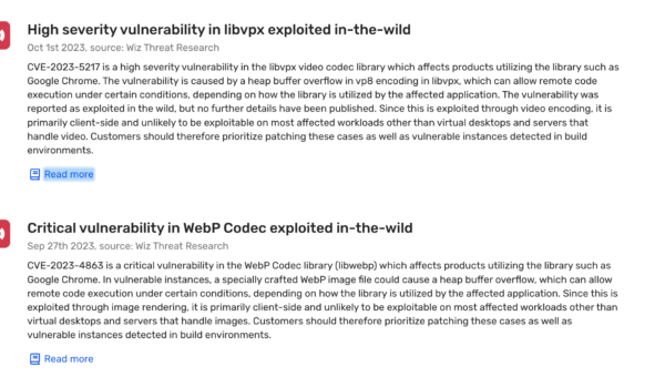 CVE-2023-4863 and CVE-2023-5217 Exploited in the Wild