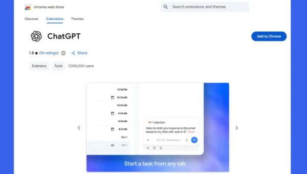 ChatGPT Chrome Extension Expands Browser Access to Read Open Tab Content