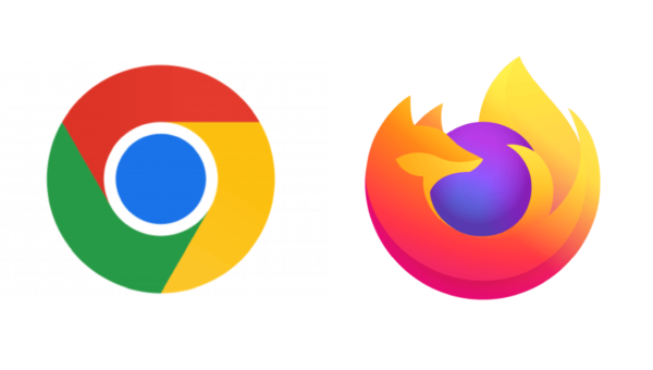 Chrome and Firefox logo