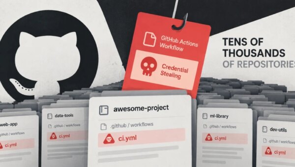Credential-Stealing GitHub Actions Workflows Planted in Tens of Thousands of Repositories