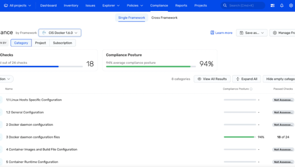 Docker and Kubernetes, we have got you covered: Wiz simplifies compliance and security posture management for Docker and Kubernetes environments.