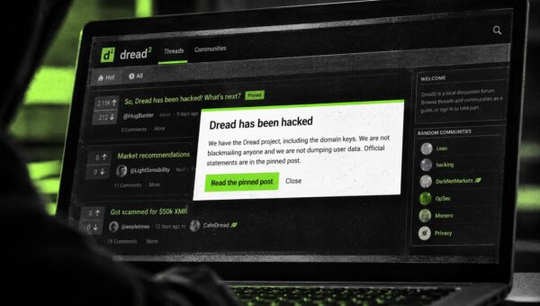 Dread Dark Web Forum Hijacked, Operators Claim Control of Domain Keys
