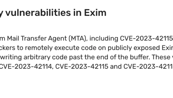 Exim 0day Vulnerabilities: Everything You Need to Know