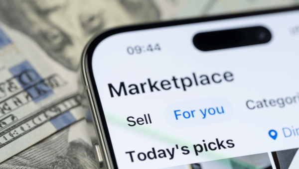 Marketplace open on phone