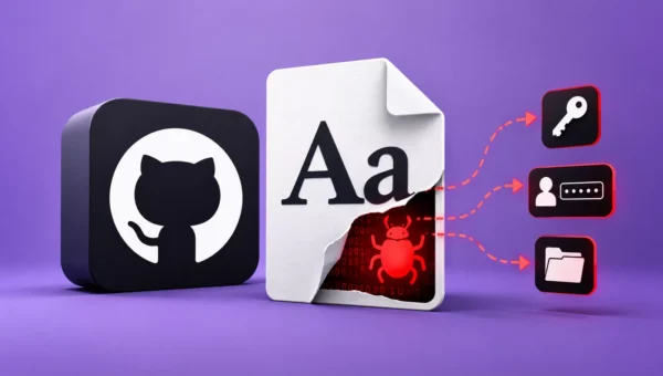GhostAction Hackers Hide Credential-Stealing Malware in Fake Font Files Across 94 GitHub Repositories