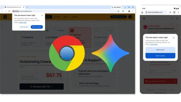Google Chrome Integrates Gemini AI to Detect Fake Antivirus and Browser Update Scams