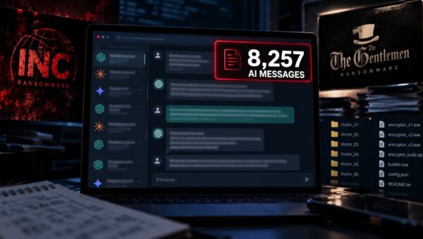 INC and The Gentlemen Ransomware Affiliates Expose 8,257 AI Messages