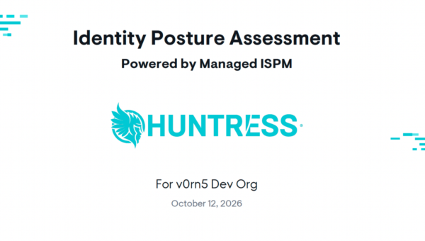 The Identity Posture Assessment can also be co-branded
