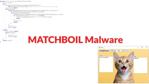 MATCHBOIL Malware Uses Cloudflare-Hidden C2 Servers to Deliver Backdoor Payloads