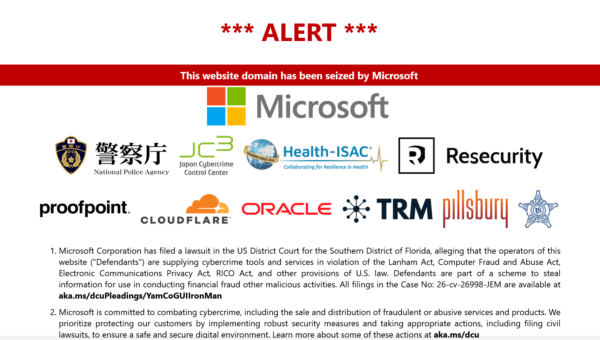 Microsoft Disrupts Cybercrime Marketplace Behind 1 Billion Malicious Messages