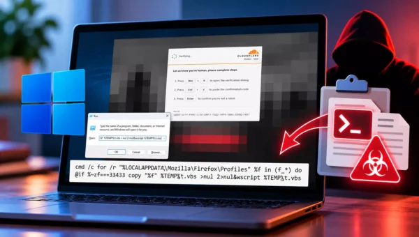 Microsoft Warns ClickFix Attacks Use Fake CAPTCHA Lures to Execute Malicious Commands