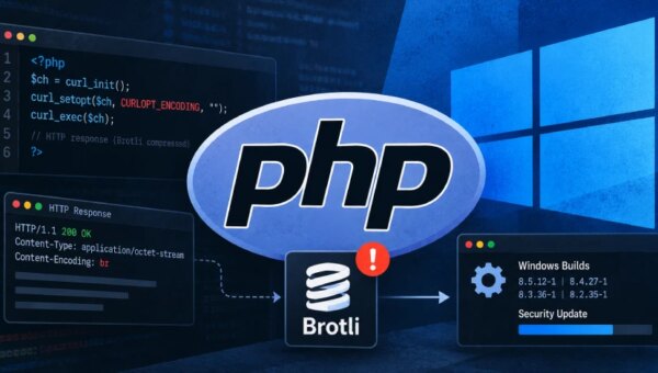 PHP Issues Second Windows Security Update in Five Days to Fix Brotli Code Execution Flaw