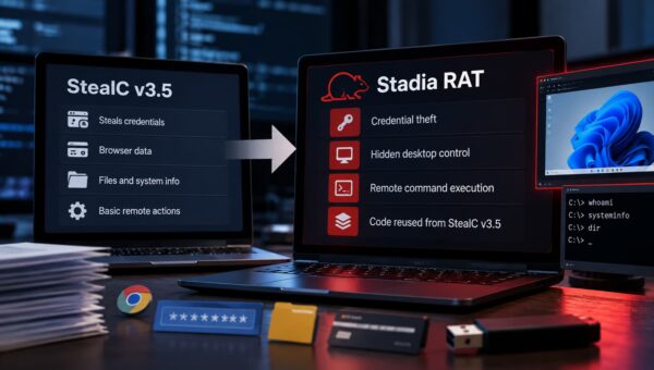 StealC Malware Returns as Stadia RAT After Operation Endgame Takedown