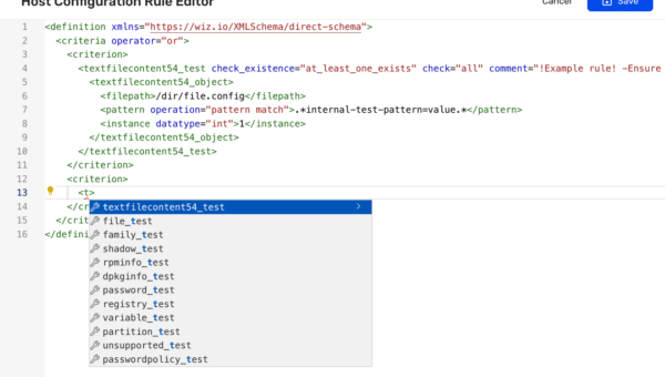 Streamlining OS and Application Hardening: Revealing Misconfigurations with Wiz’s Agentless Custom Host Configuration Rules