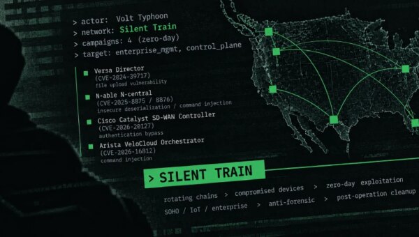 Volt Typhoon Used Covert Silent Train Network in Four Zero-Day Exploitation Campaigns